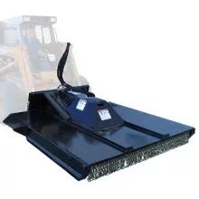 skid steer mower for rent|brush hog attachment rental cost.